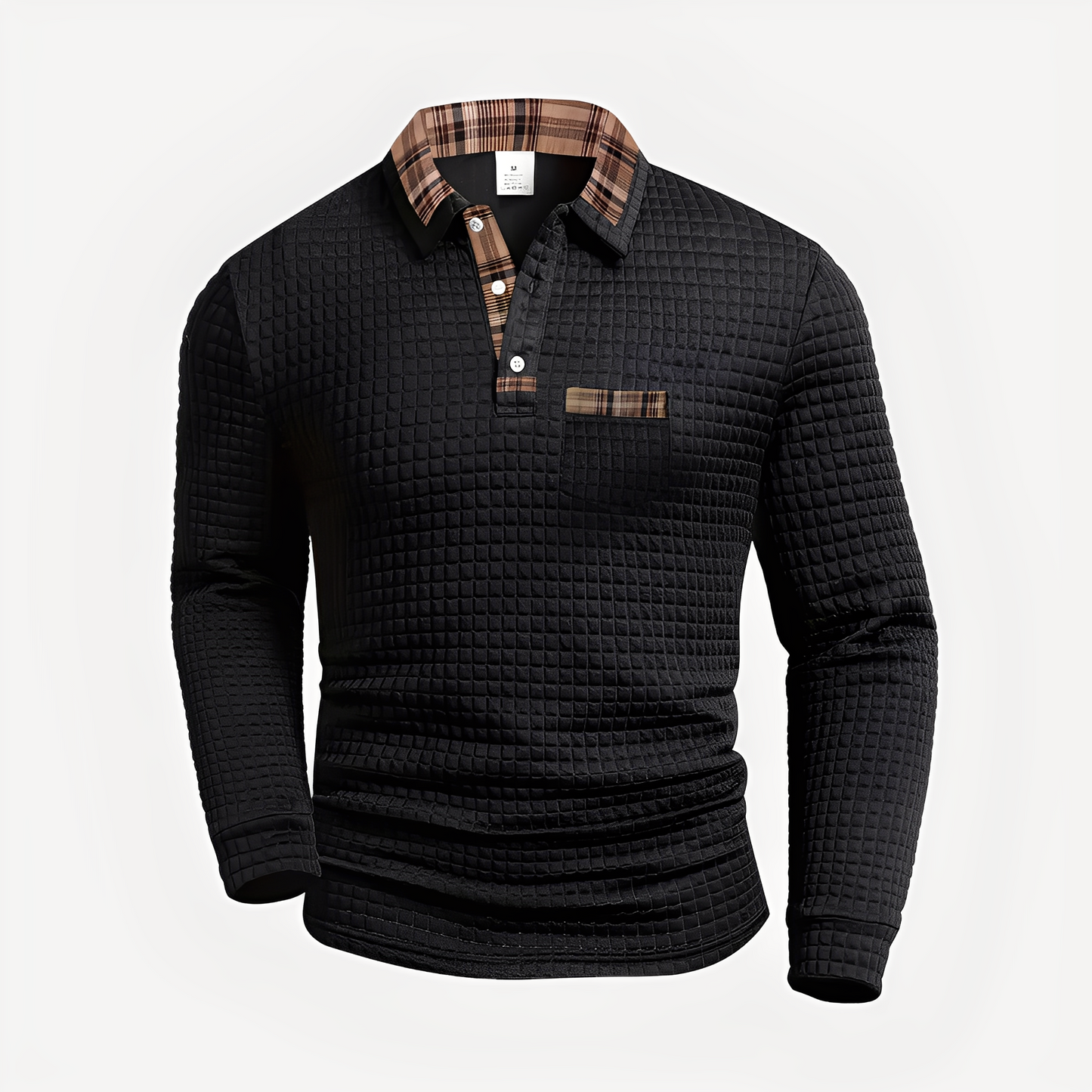 Morris - Langarm-Poloshirt für Herren im eleganten Stil