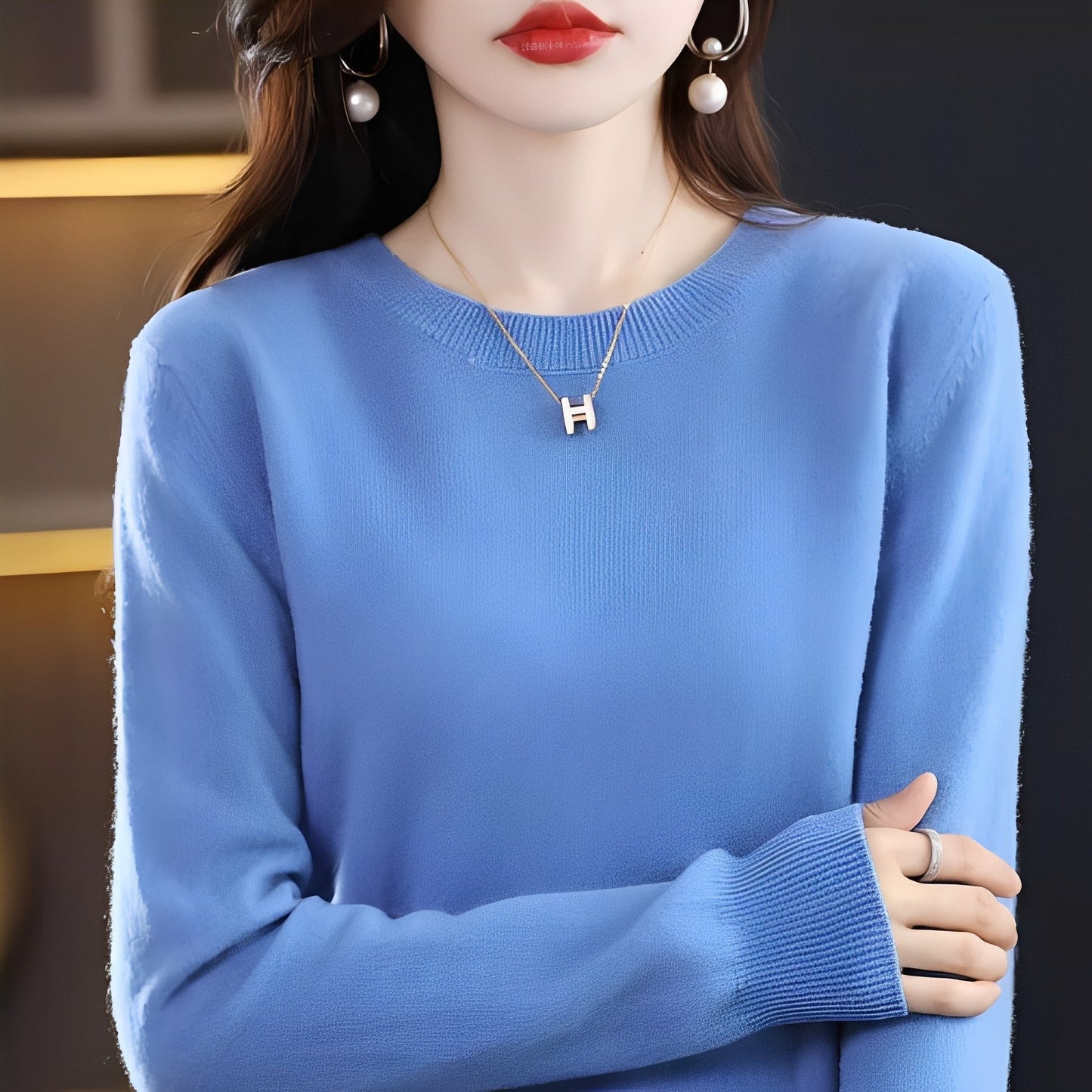 Julia - Schicker, figurbetonter Wollpullover für Damen