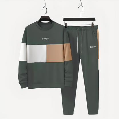 Charlton - Stilvolles Herren-Sportset mit Farbblock-Design
