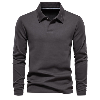 Elvin - Herren Langarm-Poloshirt: Klassisch und komfortabel
