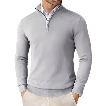 Darell - Eleganter Herren-Strickpulli mit Zipper