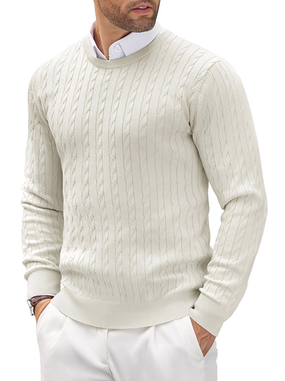 Randell - Eleganter, schmal geschnittener Herrenpullover