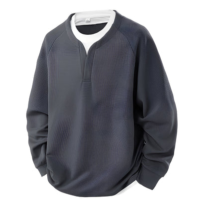 Dayton - Stilvoller Herrenpullover mit eleganter Waffelstruktur