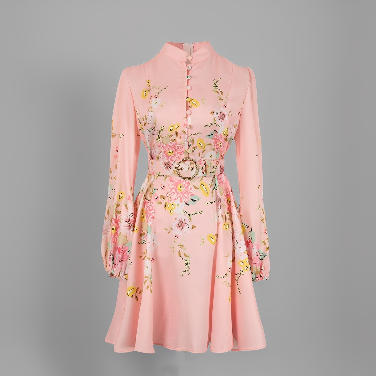 Debra - Schickes, kurzes Kleid für Damen mit Knöpfen