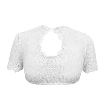 Selby - Damen-Wiesn-Bluse mit Spitze