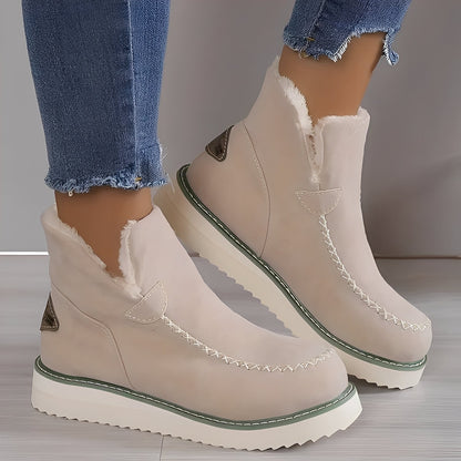 Ashlee - Damen-Winterstiefel mit Keilabsatz