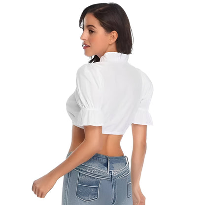 Zenia - Elegante traditionelle Wiesn-Bluse für Damen