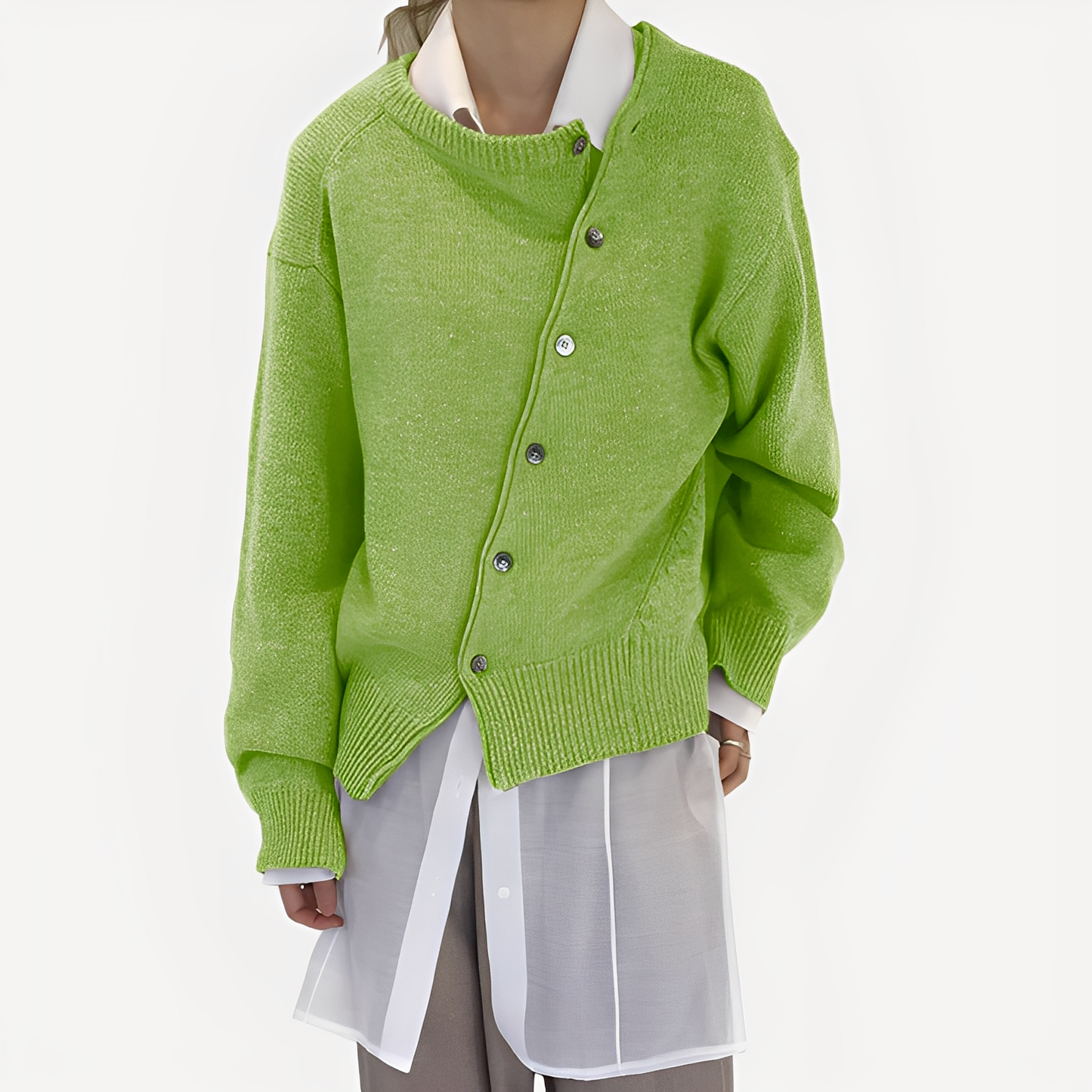 Susanne - Stilvolle und bequeme Überzieh-Strickjacke
