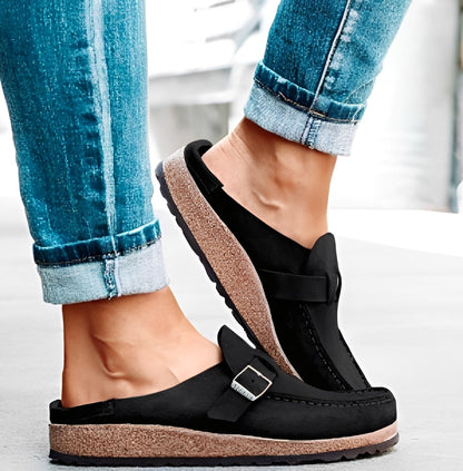 Briana - Damen Slipper-Sandalen mit Bändern und Gemütlichkeit