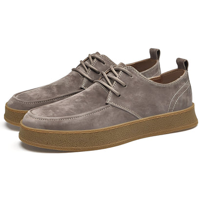 Sylvan - Elegante, flache Herrensneaker aus Wildleder
