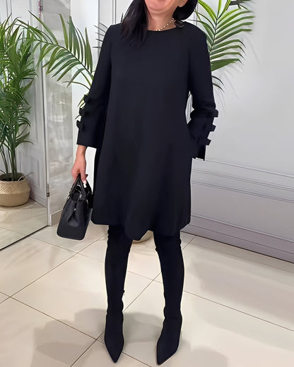 Elenora - Elegantes Kleid mit langen Ärmeln für Damen