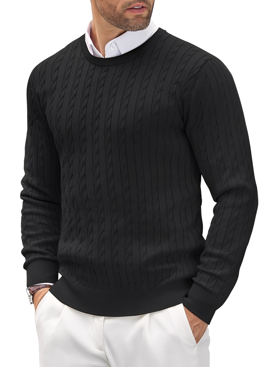 Randell - Eleganter, schmal geschnittener Herrenpullover