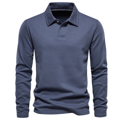 Elvin - Herren Langarm-Poloshirt: Klassisch und komfortabel
