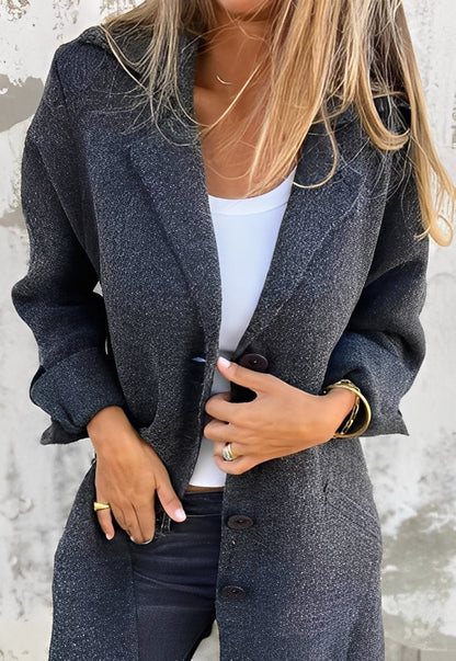 Izabelle - Langer und bequemer Damen-Strickmantel