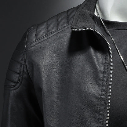 Wendell - Elegante, eng geschnittene Herren-Lederjacke