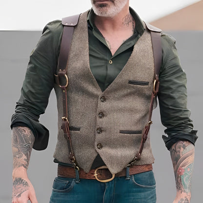 Jason - Trendige Herrenweste im traditionellem Look