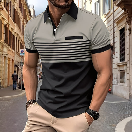 Rayden - Schickes Herren-Poloshirt mit Streifen