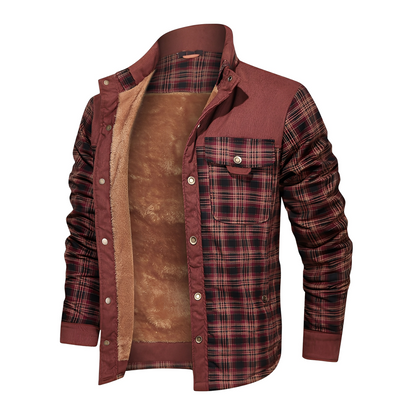 Harmon - Elegante karierte Herrenjacke