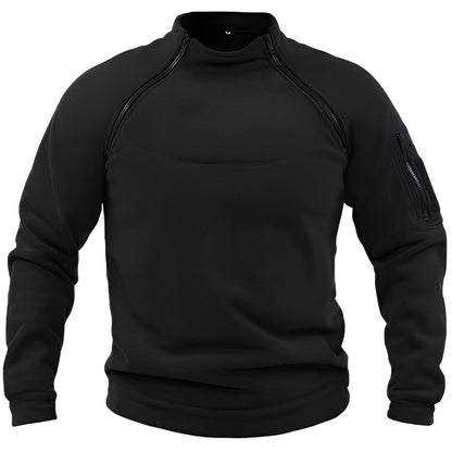 Wilbur - Herren-Fleecepullover mit Zipper für Sport
