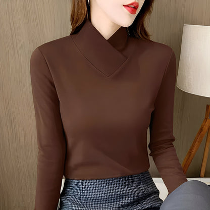 Mikayla - Stilvoller, figurbetonter Damen-Rollkragenpullover