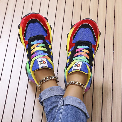 Erika – Orthopädische Fußbekleidung Regenbogen