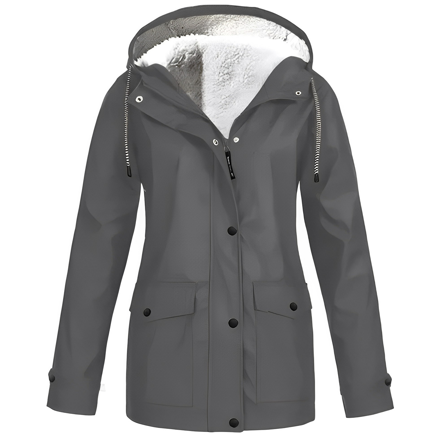 Sherlyn - Frauen Outdoor-Jacke mit Kapuze und weichem Innenfutter