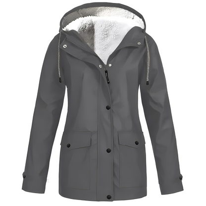 Sherlyn - Frauen Outdoor-Jacke mit Kapuze und weichem Innenfutter