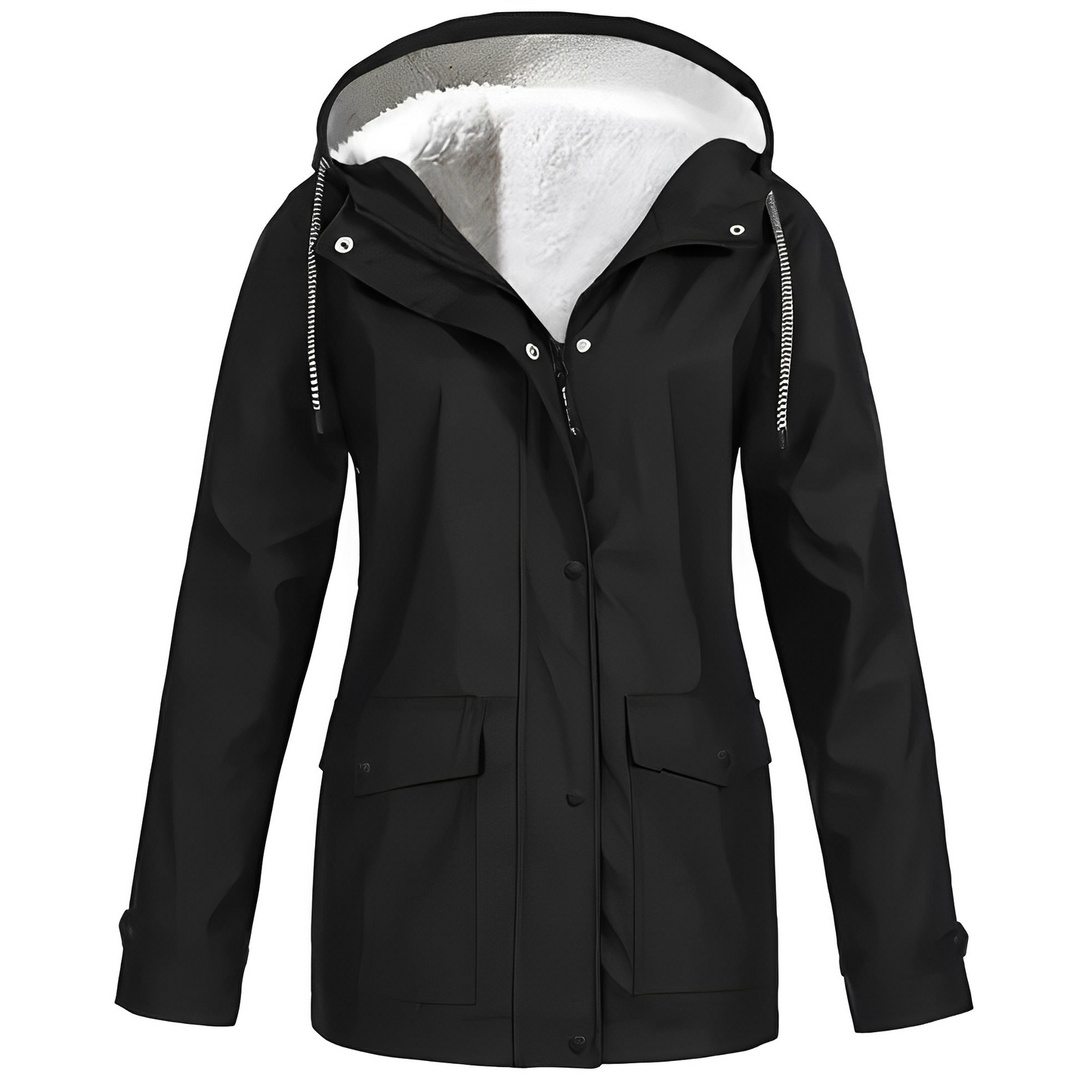 Sherlyn - Frauen Outdoor-Jacke mit Kapuze und weichem Innenfutter