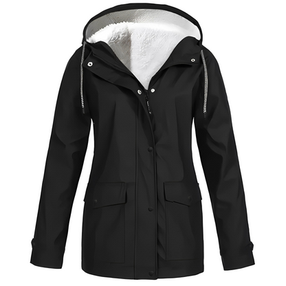 Sherlyn - Frauen Outdoor-Jacke mit Kapuze und weichem Innenfutter