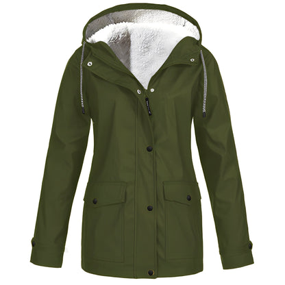 Abbigail - Vielseitige, wasserdichte Damenjacke mit Fleece-Innenfutter
