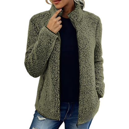 Larissa - Warme und modische Damen-Fleecejacke
