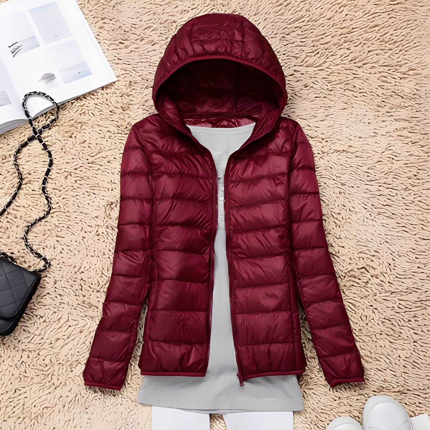 Lyndsay - Bequeme, schmal geschnittene Damen-Daunenjacke