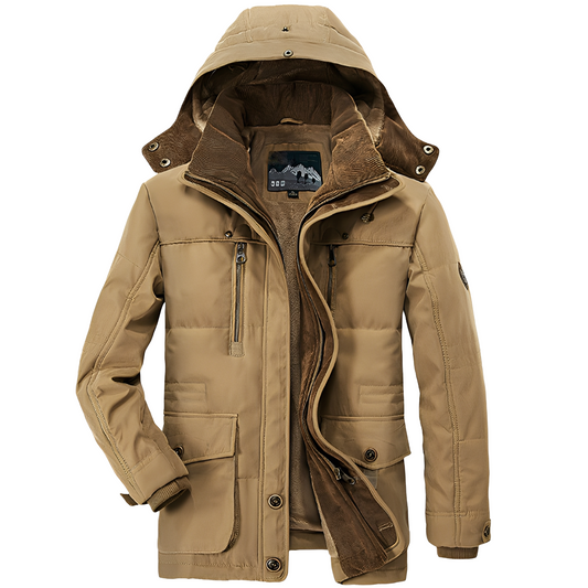 Bruce - Herrenjacke mit Kapuze und gemütlichem Futter