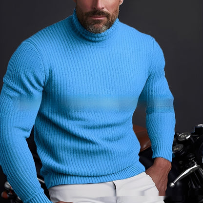 Randolf - Schicker, einfacher Herrenrollkragenpullover
