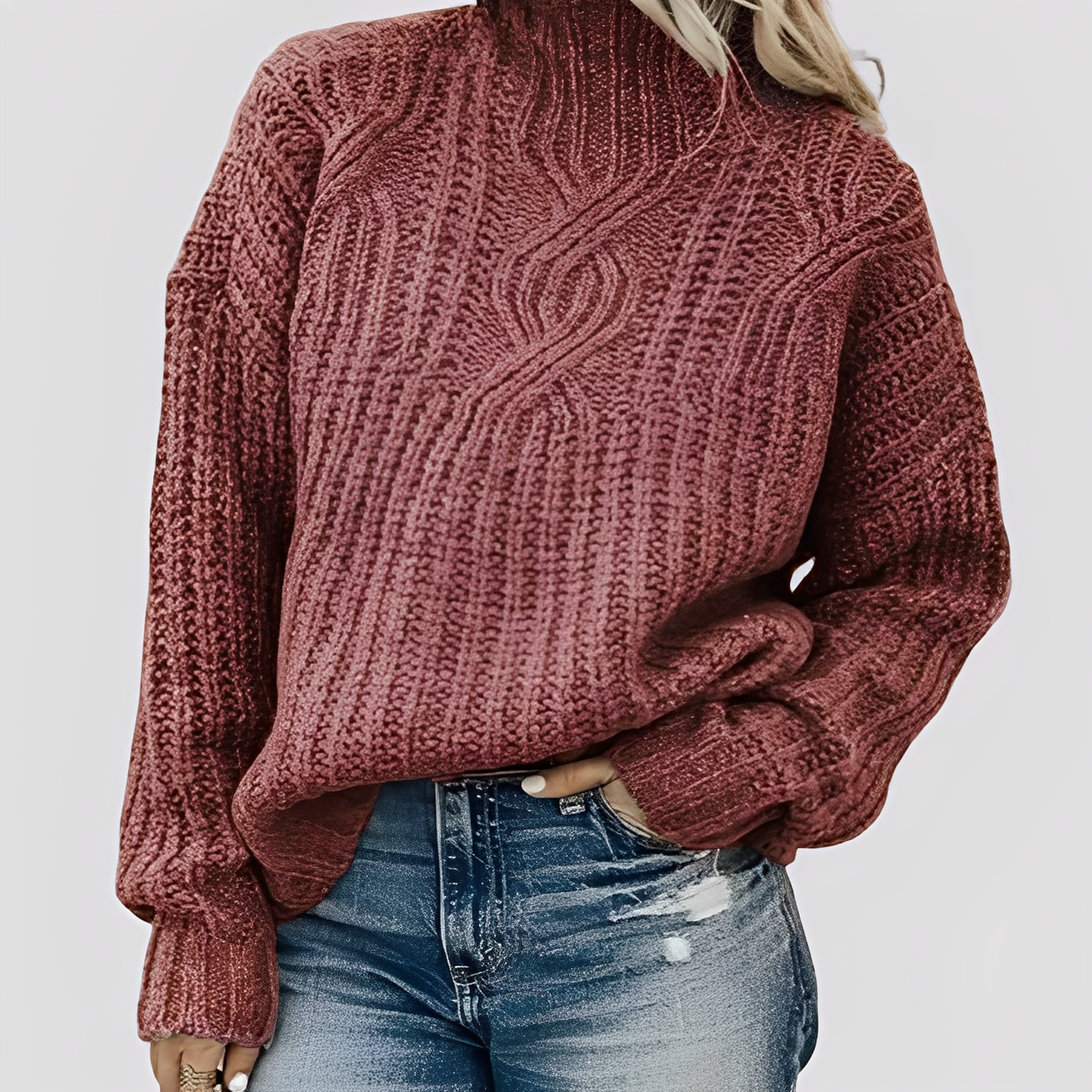 Julianne - Stilvoller, kuscheliger Strickpullover für Damen