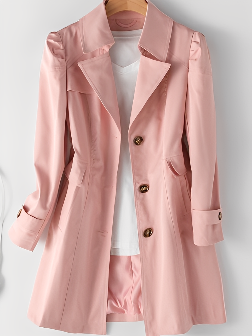 Hillary - Bequemer Frauenmantel aus Kaschmir