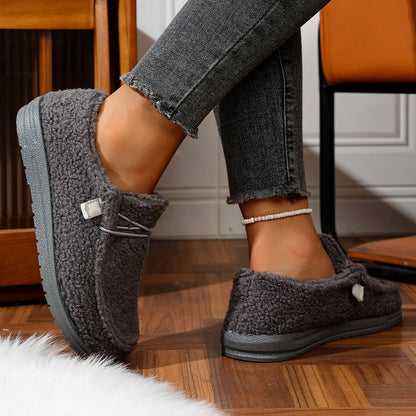 Mellony - Moderne Damen-Teddyschuhe in flachem Design