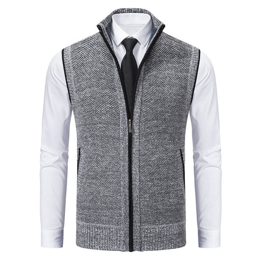 Samuel - Elegante Herrenweste mit Reißverschluss