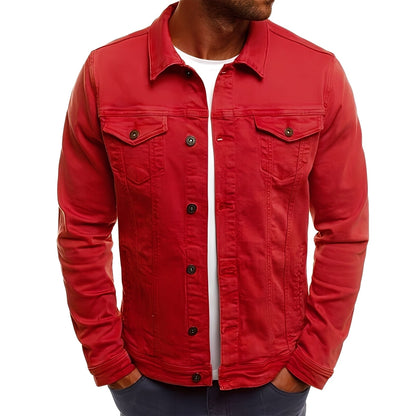 Steven - Stilvolle Jeansjacke mit Taschen für Männer