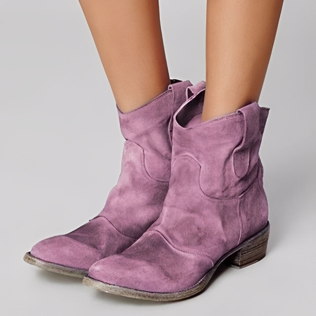 Margaret - Komfortable Damenlederstiefeletten