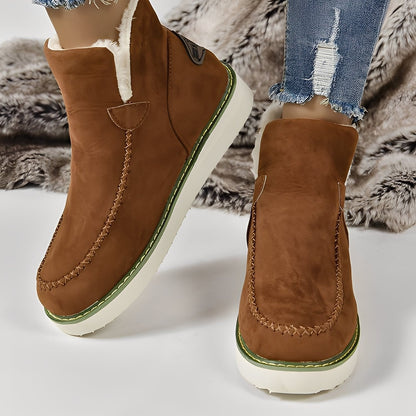 Ashlee - Damen-Winterstiefel mit Keilabsatz
