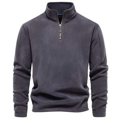 Nicholas - Stilvoller Herren-Fleecepullover mit Reißverschluss