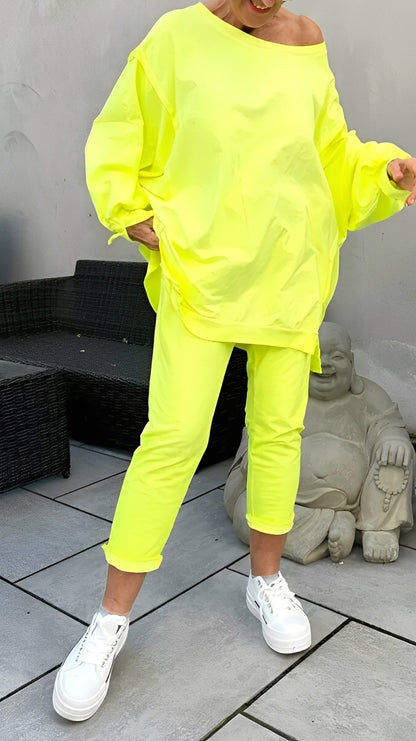 Eleanore - Angenehmes Damen-Set mit lockerem Shirt und Hose