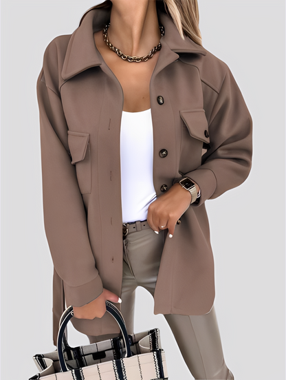 Tiffanie - Moderne, leichte Damenjacke mit Reverskragen