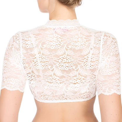 Daniella - Traditionelle Damen-Oktoberfest-Bluse mit Spitze