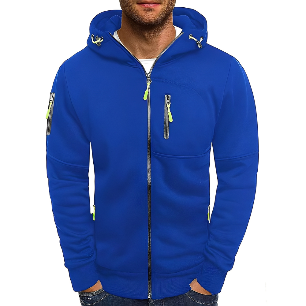 Miller - Bequeme Herrenjacke mit Kapuze und Zipper