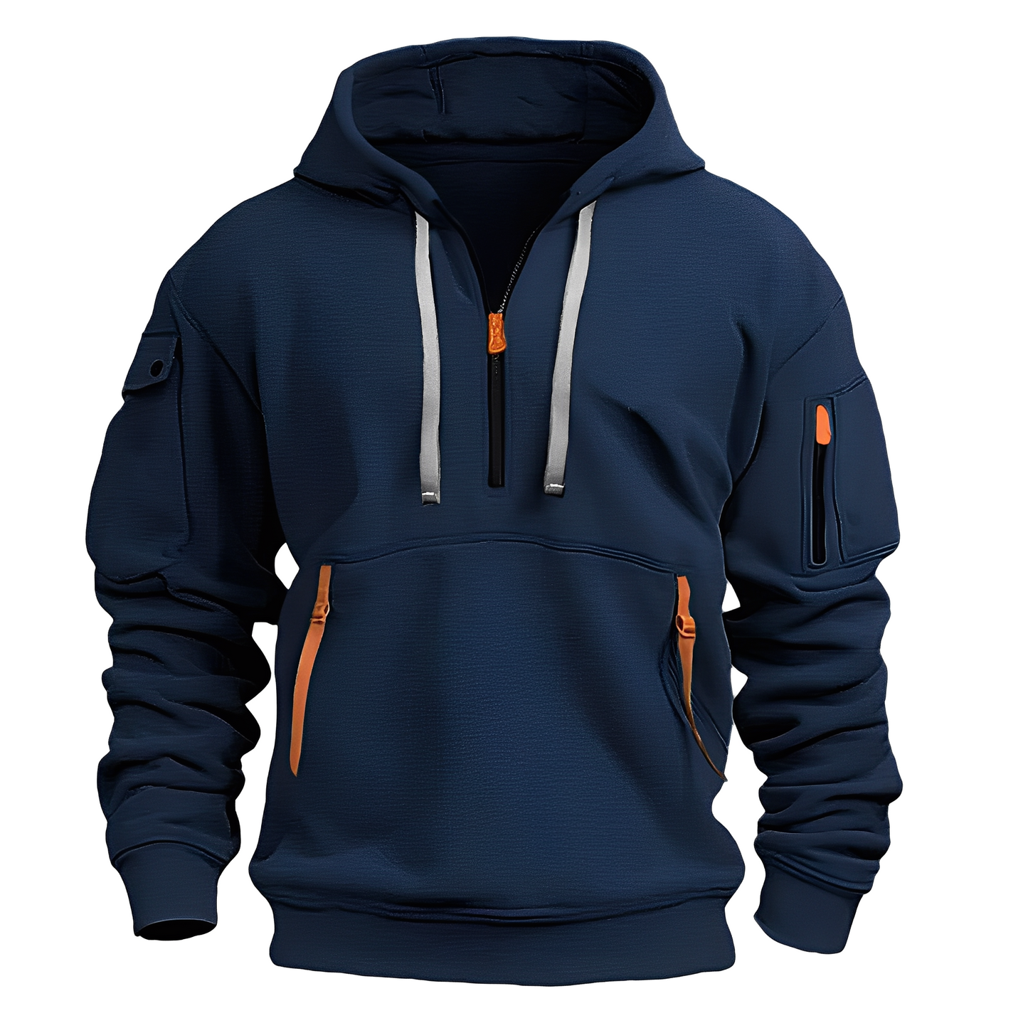 Cornell - Bequemer Herren-Hoodie mit Reißverschluss
