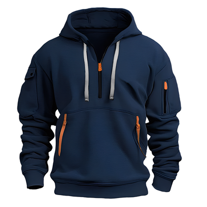 Cornell - Bequemer Herren-Hoodie mit Reißverschluss