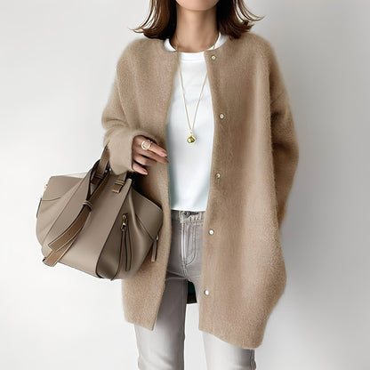 Dahlie - Eleganter, locker geschnittener Damen-Cardigan