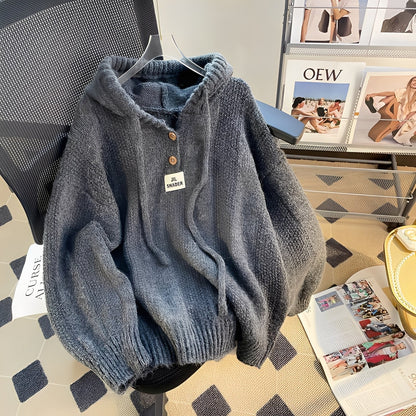 Haylee - Bequemer Damenpullover mit Knöpfen